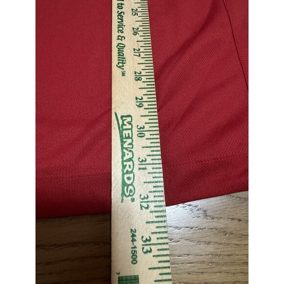 Nike Polo Shirt Men Size 3XL Red Golf Dri Fit Polyester Athleisure Rams LOGO NWT - Picture 4 of 16